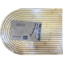 MiraLive Bambu Oval Çizgili Sunumluk