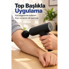 MiraLive Şarjlı Masaj Aleti Altı Toplu Başlık ve Değiştirilebilir Uçlar