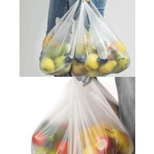 MiraLive Şeffaf Atlet Poşet Orta Boy 28X50 cm 1 Paket Takriben 200 Adet