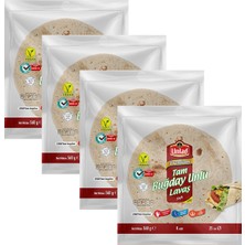 Untad Tortilla Lavaş Tam Buğdaylı 8 Li 560 gr x 4 Adet