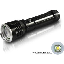 Ersert Manyetik Tasarımlı Güçlü LED Fener 15 cm 200 Metre