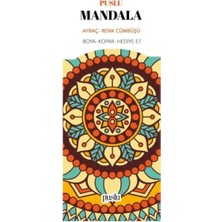 Puslu Yayıncılık Mandala Ayraç - Renk Cümbüşü