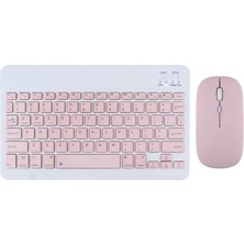 Ersert Ers KYB71 Kablosuz Türkçe Q Klavye Mouse Set - Pembe
