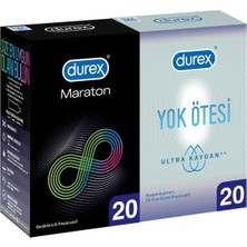 Durex Maraton 20LI + Yok ÖTESI 20LI Prezervatif Avantaj Paketi