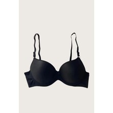 Lissa Butik Premium Koleksiyon  Mikro Kumaş Push Up Dolgulu Balenli Günlük Tek Destekli Sütyen Wear