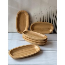 Rossev Bambu Caliente Sunum Tabak 6'lı 20 cm