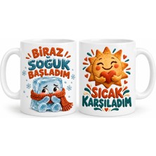 Be Buzlar Çözüldü 2'li Porselen Kupa Seti - Model 906 Najmaddin