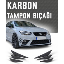 OtoÇizgi Seat Ibiza TAMPON BIÇAĞI KARBON 6'lı Kanatlı