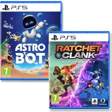 Sony Astro Bot + Ratchet & Clank Rift Apart Ps5 2'li Oyun Seti