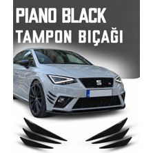OtoÇizgi Seat Ibiza Tampon Bıçağı Piano Black 6\'lı Kanatlı