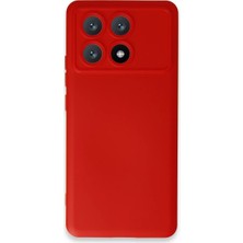 Xiaomi Poco X6 Pro Kılıf Nano Içi Kadife Silikon - Kırmızı
