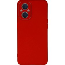 Oppo Reno 7 Lite Kılıf Lansman Glass Kapak - Kırmızı