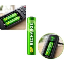 Zemira Gp Recharge 650 Mah R03 Nı-Mh Aaa Şarjlı Ince Kalem Pil (4 Adet)