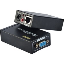 Lunatic 8066 VGA & Audıo To Ethernet EXTENDER-100M VGA Extender - VGA RJ45 CAT5E/6 Üzerinden Sinyal Uzatıcı
