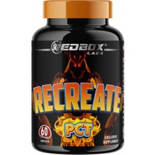 Red Box Labs Recreate Pct Post Cycle Therapy Saw Palmetto N-Asetil Sistein Arimistane 60 Caps