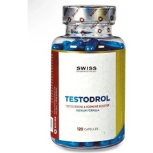 Swiss Testodrol Premium & Tribulus %95 Saponins & Mucuna & Arimistane & Beta Ecdysterone & Çinko 120 Caps