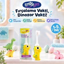Smileyes Smile Yes 1-5 Yaş Ultra Soft Bebek ve Çocuk Diş Fırçası Dinozor Serisi