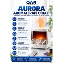 3D Dağ Tasarımlı Galaksi Efektli Hava Nemlendirici Aroma Difüzörü Dekoratif Ortam Nemlendirici