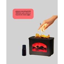 Bin1çeşit Ultrasonik Sessiz Aromaterapi Difüzör 270 ml USB Destekli