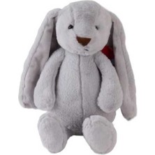 Bin1çeşit Yumuşak Peluş Oyuncak 30 cm Gri Renkli