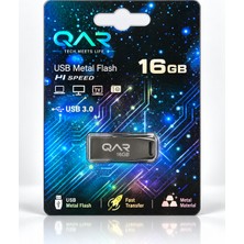 Qar USB Flash Bellek Metal Siyah 16 GB USB 3.0 Garantili Güvenli