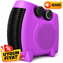 Arvonx 2000W Fanlı Elektrikli Isıtıcı – Lila