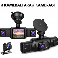 4 Kanallı 1080P Araç Kamerası 3.16 Inç IPS Ekran Gece Görüşlü Park Modlu