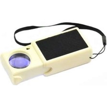 Magicool Nikula-Mücevherler, ve Para Kontrol,için 45X25MM Işıklı,mor Işıklı Cepte Taşımalı Büyüteç
