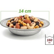 Binbir Trend 14 cm Yanaklı Krom Çelik Çerez ve Kahvaltılık Kasesi 160 ml | Meze, Bal-Kaymak Kasesi -KASE1410