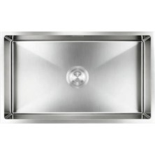 Ivento - Saten 75 cm Tezgahaltı / Tezgahüstü Paslanmaz Çelik Eviye 750*440*210