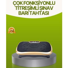 Bin1çeşit Titreşimli Egzersiz Platformu Evde Fitness ve Kas Güçlendirme