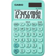 Casio Casıo SL-31OUC Yeşil Cep Tipi Hesap Makinası