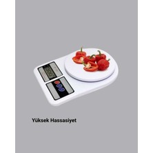 Bin1çeşit Hassas Dijital Mutfak Tartısı 1g Doğruluk, LCD Ekran, Otomatik Kapanma Yeni Nesil
