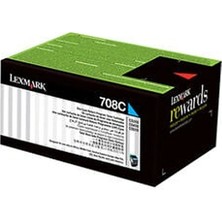 Lexmark 70C80C0 708C Mavi Orjinal Toner - CS310 / CS410 (T6431)