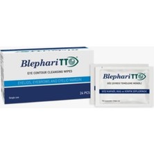 Blepharitto Göz Çevresi ( Göz Kapağı,kaş ve Kirpik Dipleri) Temizleme Mendili 24 Adet
