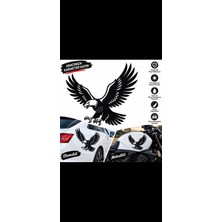 Smart Garage Araba Motorsiklet Veya Kask Için Uygun Kartal Sticker