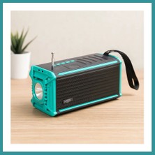Bt Teknik Güneş Enerjili Bluetooth Fm Radyo Usb/tf Mp3 Çalar Fenerli Bez