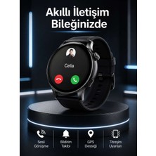 Bin1çeşit Akıllı Saat Bildirim Görme Amoled Ekran Gps Uyumlu Sesli Görüşme