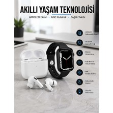 Bin1çeşit 2025 Model Akıllı Saat ve Yeni Nesil Pro Bluetooth Kulaklık Tws Yüksek Ses Kaliteli