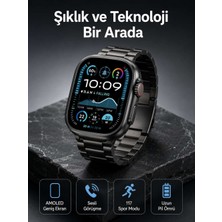 Bin1çeşit Akıllı Saat 3 Kordonlu Waterproof Adımsayar, Titreşim ve Gps Özelliği