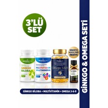 Wooggs Vital Ginkgo Biloba 120 Tablet + Multivitamin 120 Tablet + Omega 3-6-9 90 Yumuşak Kapsül + Biberiye Yağı Hediye