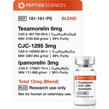 Tesamorelin, CJC1295, Ipamorelın 12MG (Blend) Peptide Sciences
