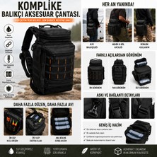 Avlivarı Avlivari Lüx Spin-Lrf Komplike Balıkçı Aksesuar Yan Bel Çantası Siyah