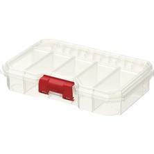 Qbrick System Qbrick Regular Compact M Organizer Şeffaf - Ayarlanabilir Bölmeli Vida ve Küçük Parça Kutusu, Contalı