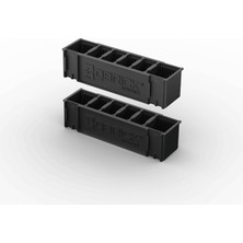 Qbrick System Custom Long Items Holder - Uzun El Aletleri Için 10 Bölmeli Tutucu