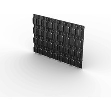 Qbrick System Custom Pegboard Duvar Paneli 2 Adet - Atölye ve Garaj Için Alet Askı Panosu