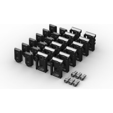 Qbrick System Custom Connectors Set 1 - Red Ultra Hd Custom Kutular Için Bağlantı Adaptör Seti