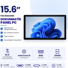 Grandstarr WP156M 15.6'' FHD i5-7.Nesil/8gb RAM/120GB SSD Dokunmatik Panel Pc