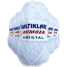 Bin1çeşit 5 Adet Mimoza Kristal Işıltılı Şal Patik Yelek Ipi Optik