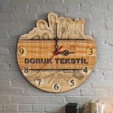 BK Gift Firmalara Özel Ahşap Promosyon Duvar Saati (10-50-100 Adet) - 17 100 Adet